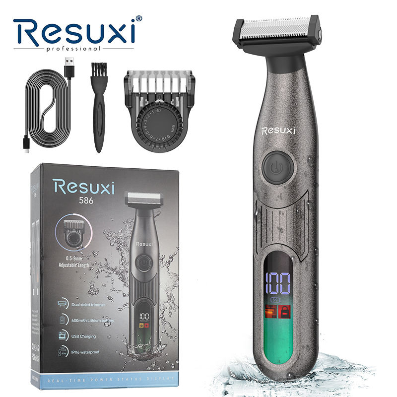 Men'S Grooming Electric Trimmer - Resuxi 586 Premium Heren Scheerapparaat Elektrische
