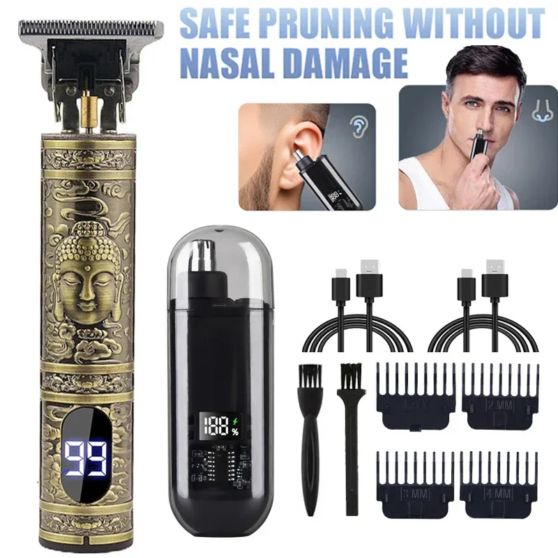 Men'S Face Grooming - Draagbare T9 Tondeuse Neushaar Apparaat Vriendje
