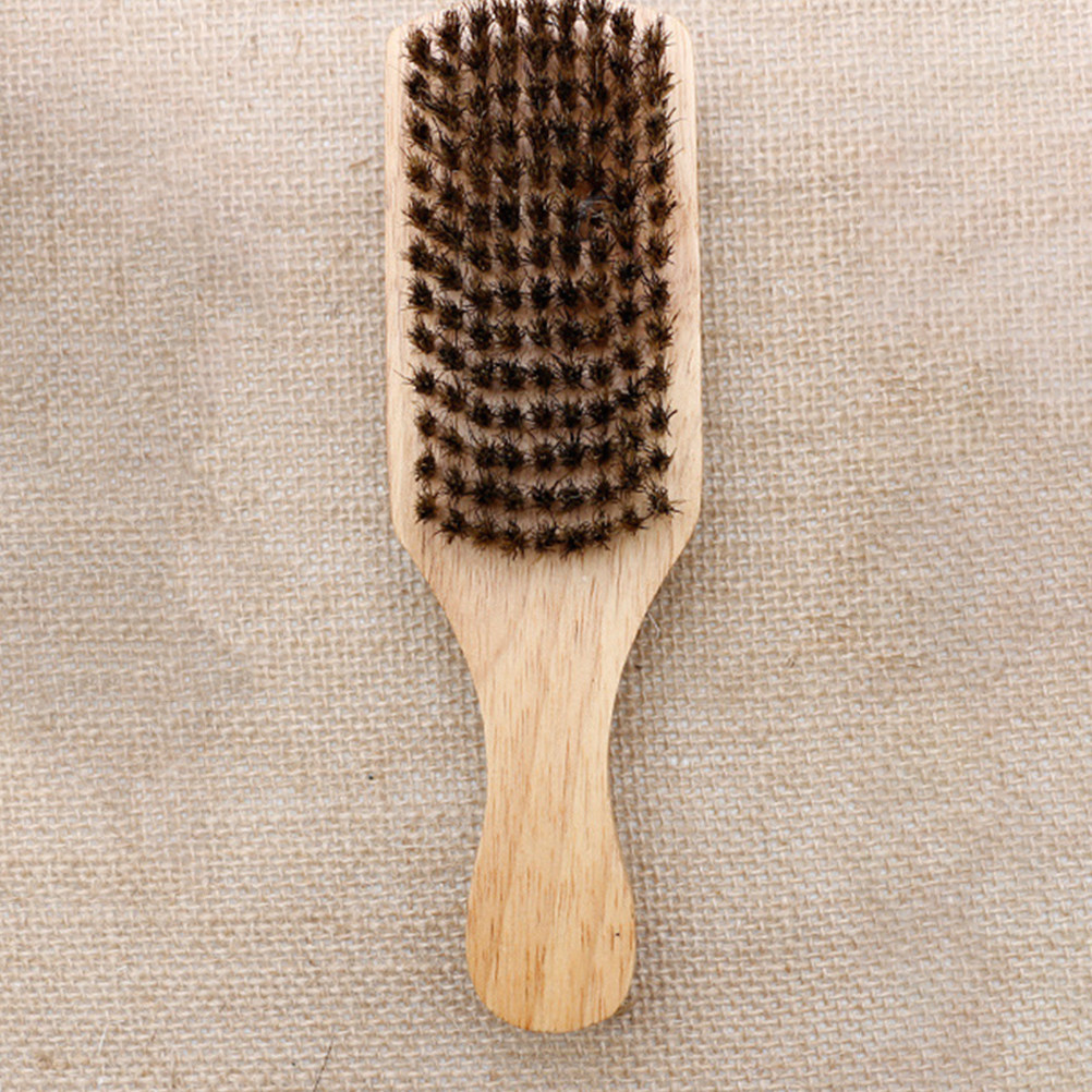 Men'S Grooming Hair - 2-delige baardstylingkam, dubbelzijdige borstel van zwijnenhaar,
