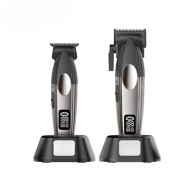 Men'S Grooming Electric Trimmer - Haarknippers, professionele kappersset, draadloze verzorgingsset voor
