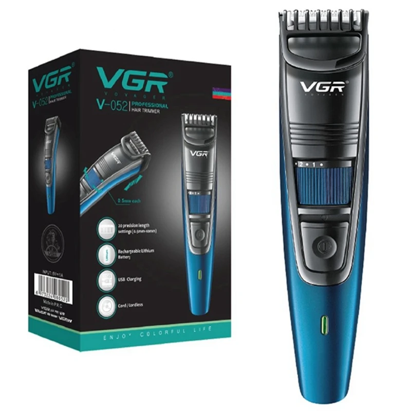 Men'S Face Grooming - Vgr 0.5-10Mm Verstelbare Baard En Haar