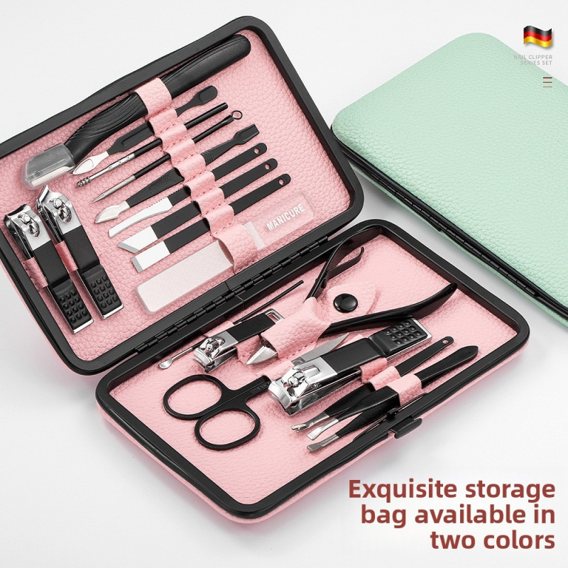 18-delige manicure- en pedicur - Mens Grooming Kit Gift Set recensie en prijs