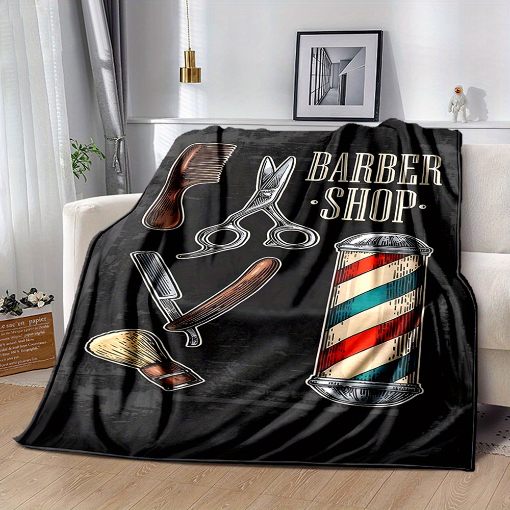 Vintage Barbierszaak Dekentje  - Men Grooming Home recensie en prijs