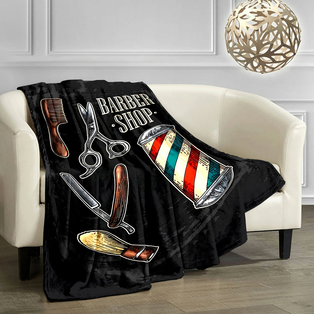 Vintage Barbierszaak Dekentje  - Men Grooming Home recensie en prijs