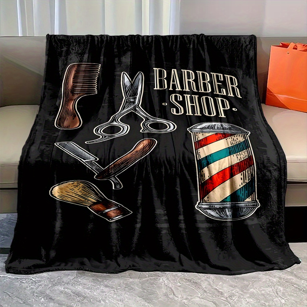 Vintage Barbierszaak Dekentje  - Men Grooming Home recensie en prijs