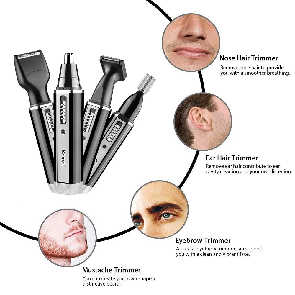 Kemei 4-in-1 trimmer voor mann - Men'S Grooming Electric Trimmer recensie en prijs