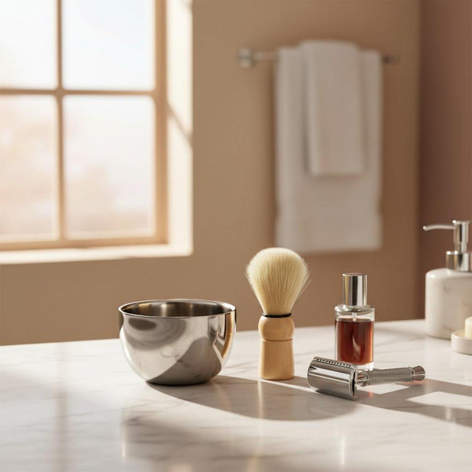 Metalen scheerschuimbakje voor - Men Grooming Home recensie en prijs