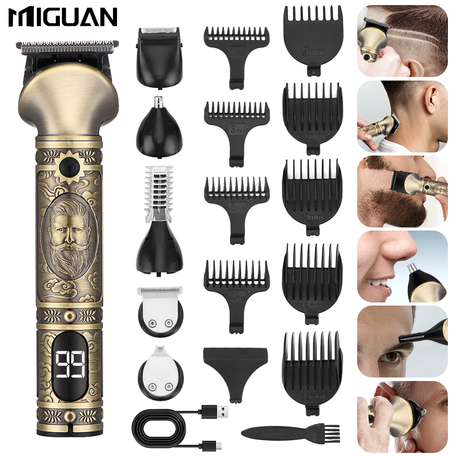 Haarklippers en 6-in-1 baardtr - Men'S Grooming Electric Trimmer recensie en prijs