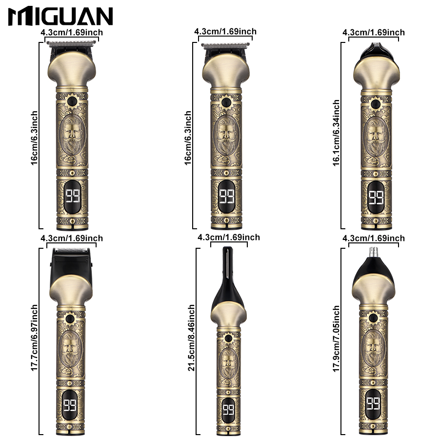 Haarklippers en 6-in-1 baardtr - Men'S Grooming Electric Trimmer recensie en prijs