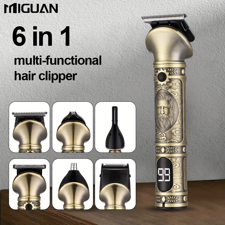 Haarklippers en 6-in-1 baardtr - Men'S Grooming Electric Trimmer recensie en prijs