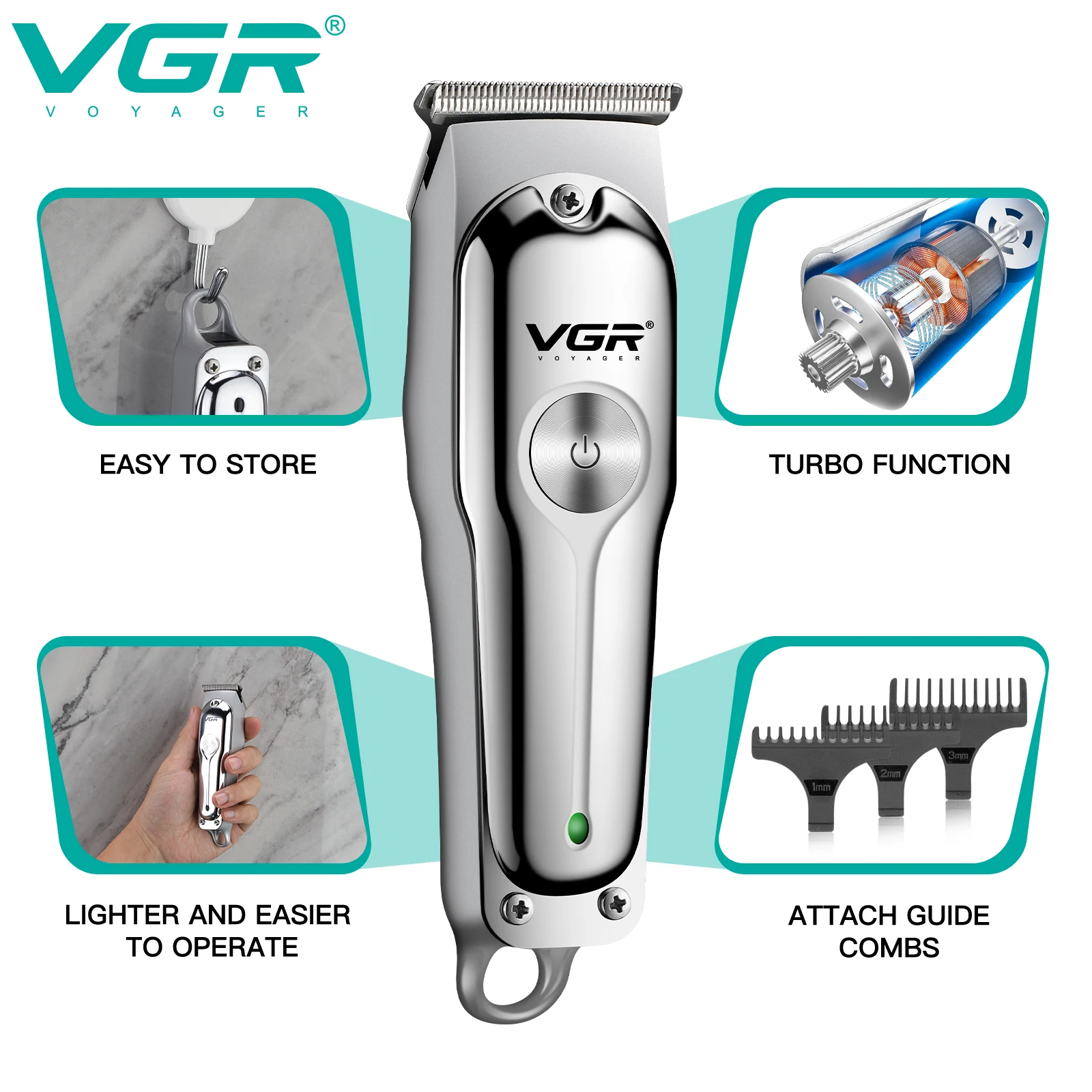 Vgr Haartrimmer Professionele  - Men'S Face Grooming recensie en prijs