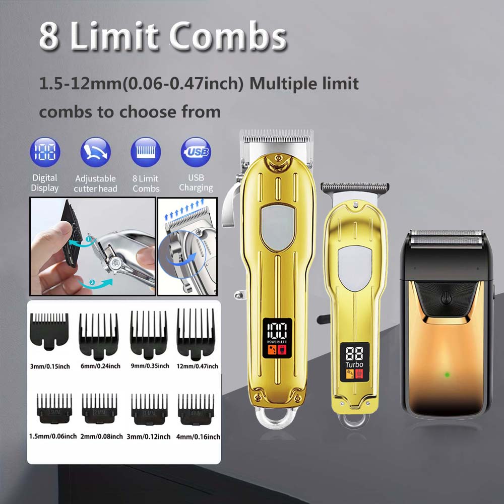 Professionele 3-in-1 Haarklipp - Mens Grooming Kit Gift Set recensie en prijs